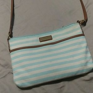 Casual Striped Crossbody Bag